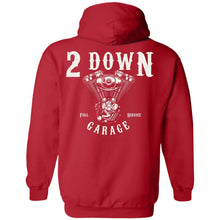 Load image into Gallery viewer, 2 Down Garage Pan Head Motor Pullover Hoodie
