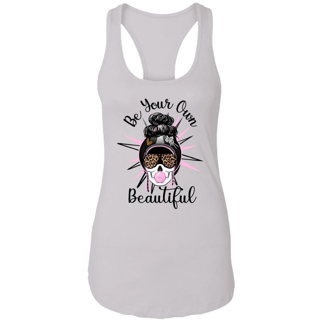 Be Your Own Beautiful Ladies Ideal Racerback Tank