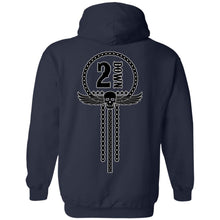 Load image into Gallery viewer, 2 Down Motorcycle Chain Pullover Hoodie
