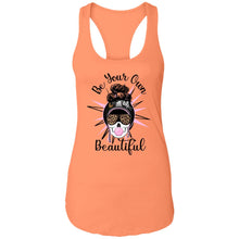 Load image into Gallery viewer, Be Your Own Beautiful Ladies Ideal Racerback Tank
