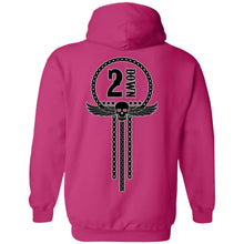 Load image into Gallery viewer, 2 Down Motorcycle Chain Pullover Hoodie
